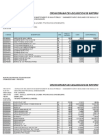 9.3. Cronog Adquisición Materiales