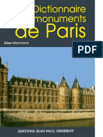 Dictionnaire Des Monuments de Paris