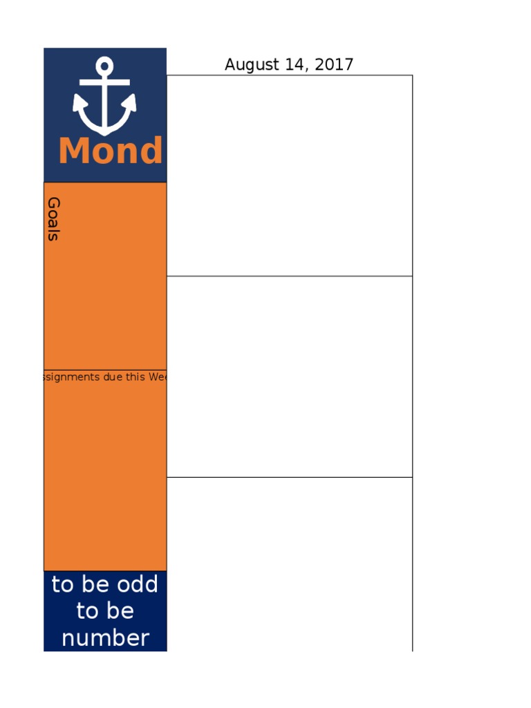 Day Planner | PDF