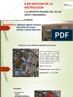 Gestion de Maquinaria Villa Deportiva Callao