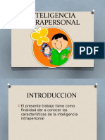 Inteligencia Intrapersonal