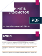 Rhinitis Vasomotor