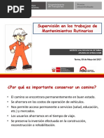 Actividades de Mantenimientde Los 09 Tramos