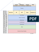 schedule xls - sheet1  1 