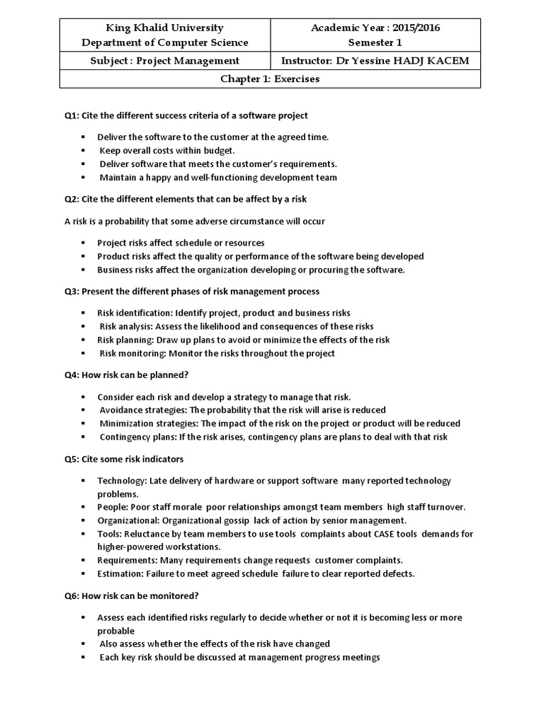 Software Project Management Essentials | PDF | Product Development ...