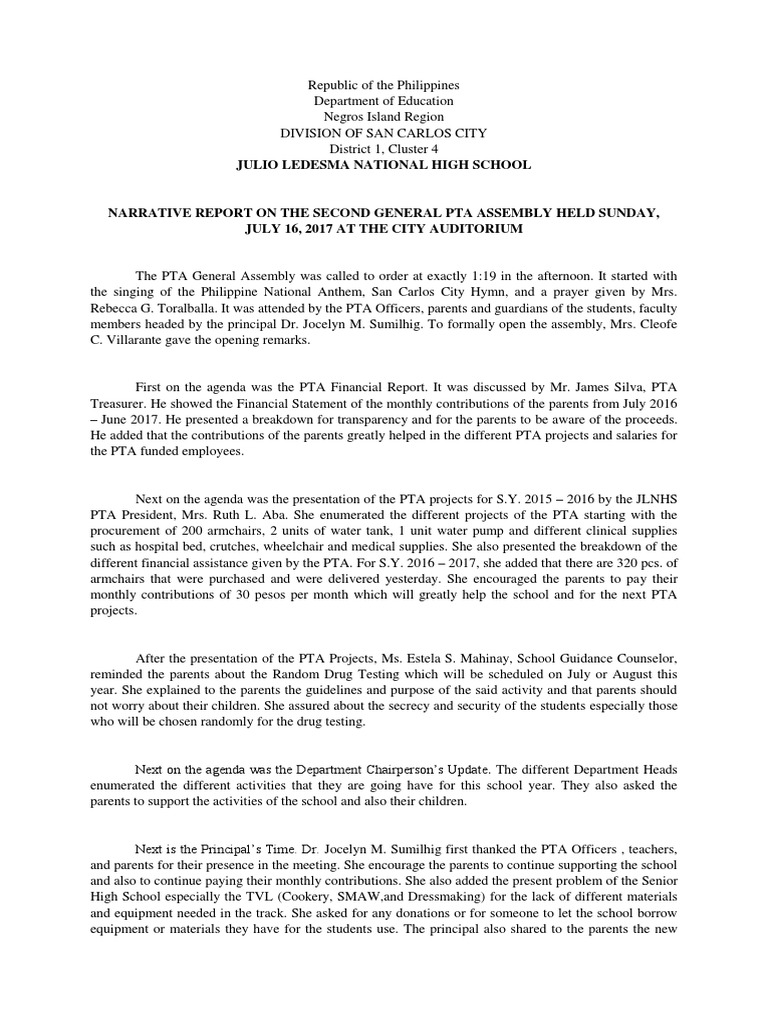 Narrative Report (2nd General Assembly) PDF