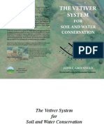 The Vetiver System for Soil and Wanter Conservation