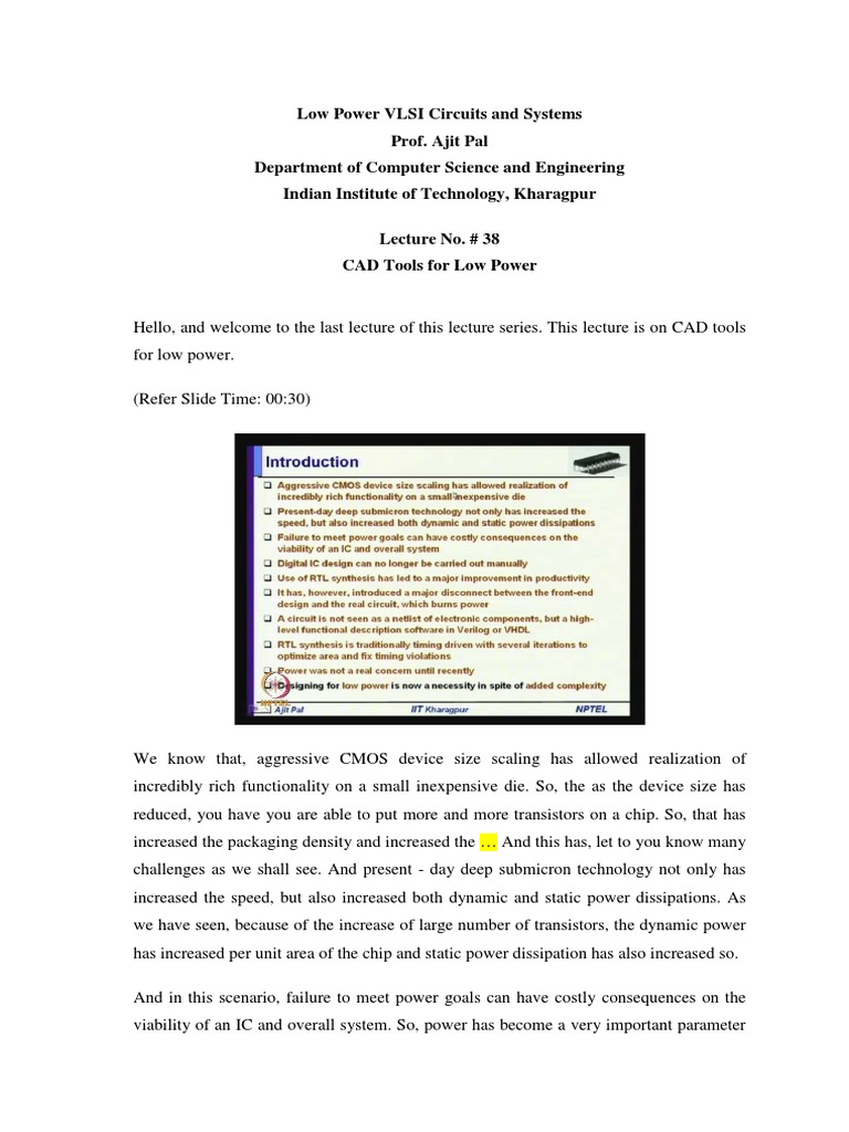 Lec 38 PDF Formal Verification Hardware Description Language