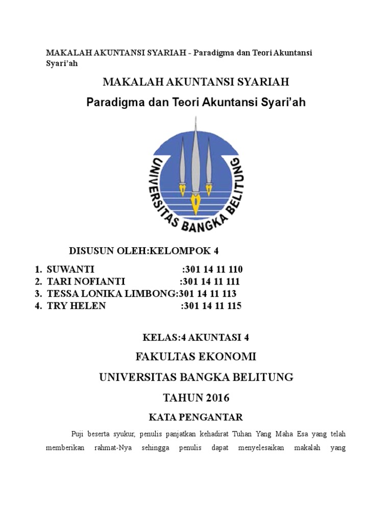 Makalah Akuntansi Syariah