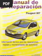 01d0 Manual Taller Peugeot 307 | PDF | Neumático | Partes de vehículo