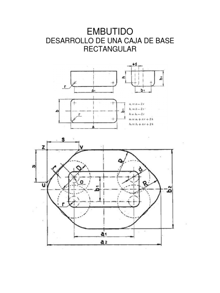 Embutido Caja Rectangular | PDF