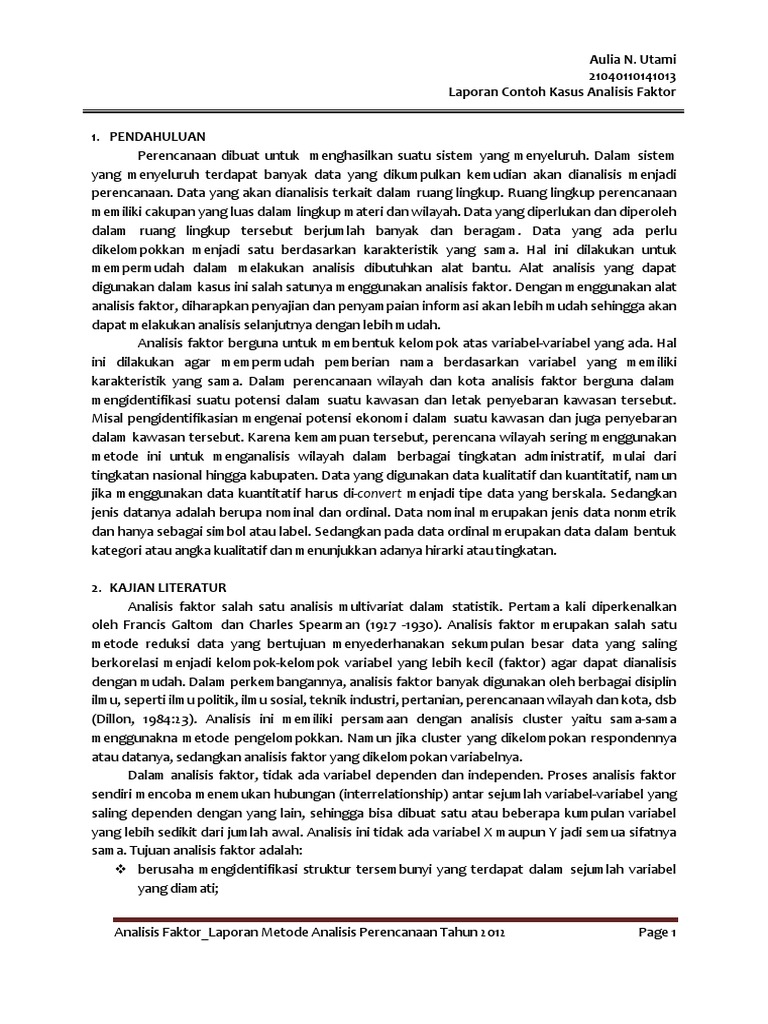 Contoh Laporan Investigasi Kasus
