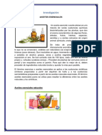 Investigación Aceites Esenciales