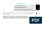 Effect of Manufacturing Process On The Microstructural and Rheological Properties of Milk Chocolate