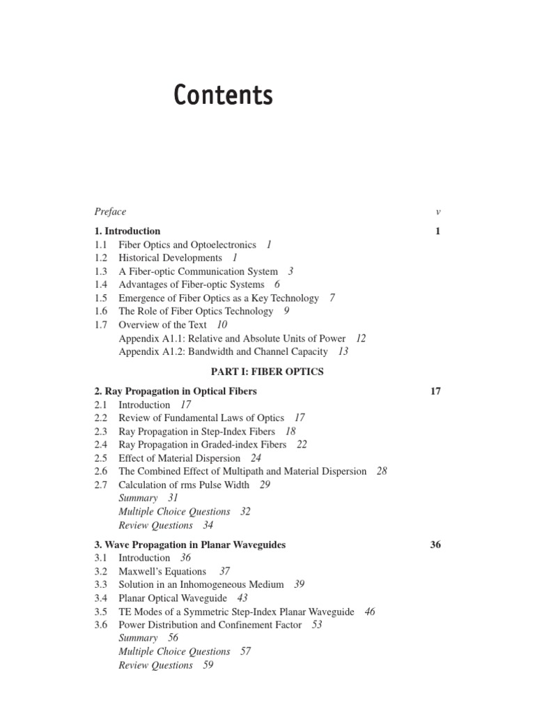 9780195669305 | PDF | Optical Fiber | Dispersion (Optics)