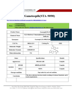 Datasheet of Ganetespib - CAS 888216-25-9