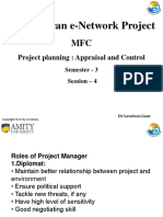 PAN African E-Network Project: Project Planning: Appraisal and Control