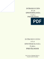 Introducción A La Epistemología para Psicólogos PDF