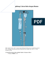 3 Langkah Menghitung Cairan Infus Dengan Rumus Dasar
