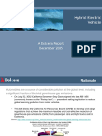 Hybrid Electric Vehicle: A Dolcera Report December 2005