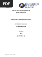 Instrumen Saringan Menulis LBI Tahun 3