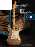 2017 Fender Custom Shop Design Guide