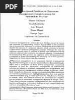 Evidence-based Practices in Classroom de Conspectat