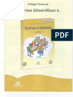 Nyelvtan felmĂ©rĹ 4. Osztă Ly PDF