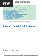 Higienização Hospitalar