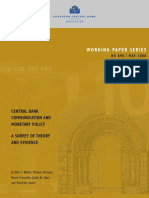 Central Bank Communication and Monetary Policy PDF