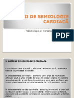 Noţiuni de Semiologie Cardiacă (Insuficienta Cardiaca)