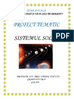 Proiect Sistemul Solar T