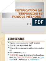 Identification of Terpenoids by Various Methods