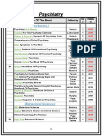 Psychiatry textbook and reference guide collection