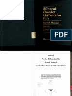 Mineral Power Diffrection File Search Manual