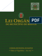 Lei Orgânica Do Município de Bastos