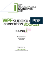GP 2015 Competition Round: Sudoku
