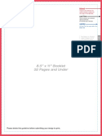 Booklet Layout Template 32pagesunder 85x11