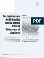 18 - Perception On Audit Quality Based On The Ethical Behaviour of Auditors
