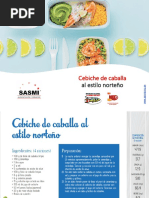 Cebiche de Caballa Al Estilo Norteño / SASMI PERU