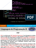 3.1 - Linguagem de Programação II - PHP