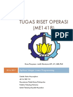 Aplikasi Integer Programming - Studi Kasus Berdasarkan Paper / Jurnal Penelitian