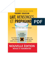 Lait, Mensonges Et Propagande - Thierry Souccar PDF