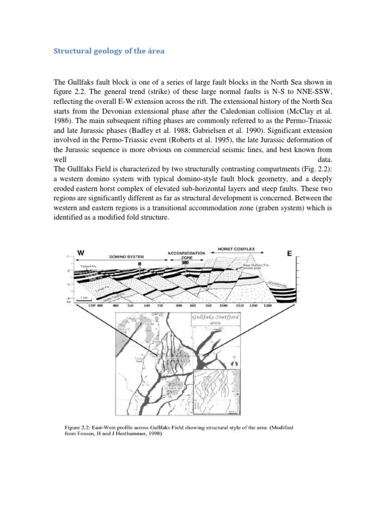 Structural Geology of The Área in English | PDF | Fault (Geology ...