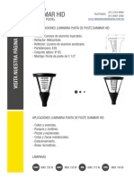 Luminaria Hid Punta de Poste Dammar PDF