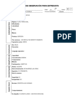 Guía de Observación para Entrevista