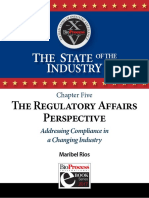 Ch 5 the Regulatory Affairs Perspective Addressing Compliance in a Changing Industry