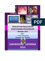 Penuntun Praktikum Rancangan Percobaan PDF