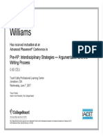 ap lisa williams certificate