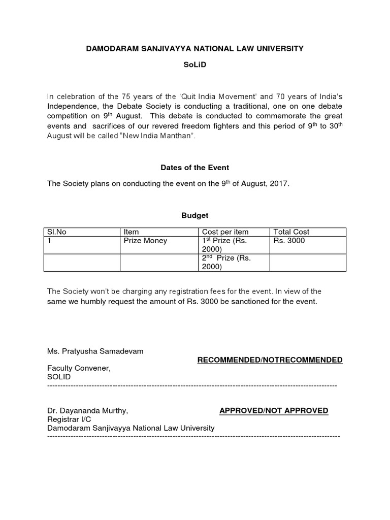 Debate Competition for Independence Day | PDF